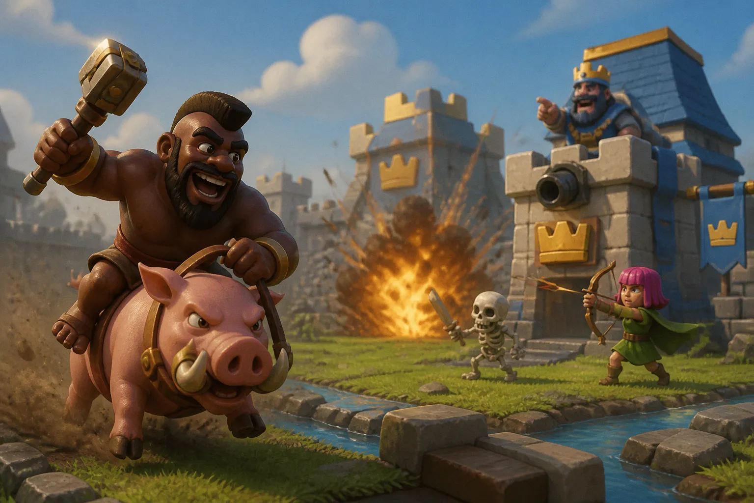 Гайд по Hog Rider в Clash Royale: как собрать эффективную колоду и побеждать в ранкеде