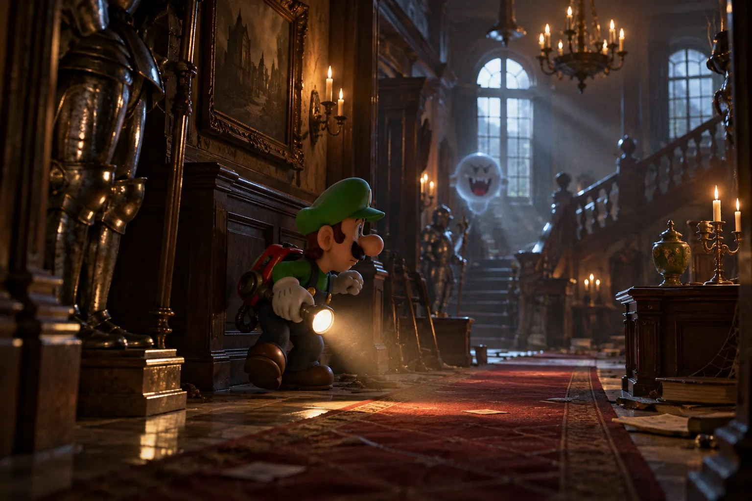 Гайд по Luigi's Mansion: управление, механики пылесоса и поиск призраков