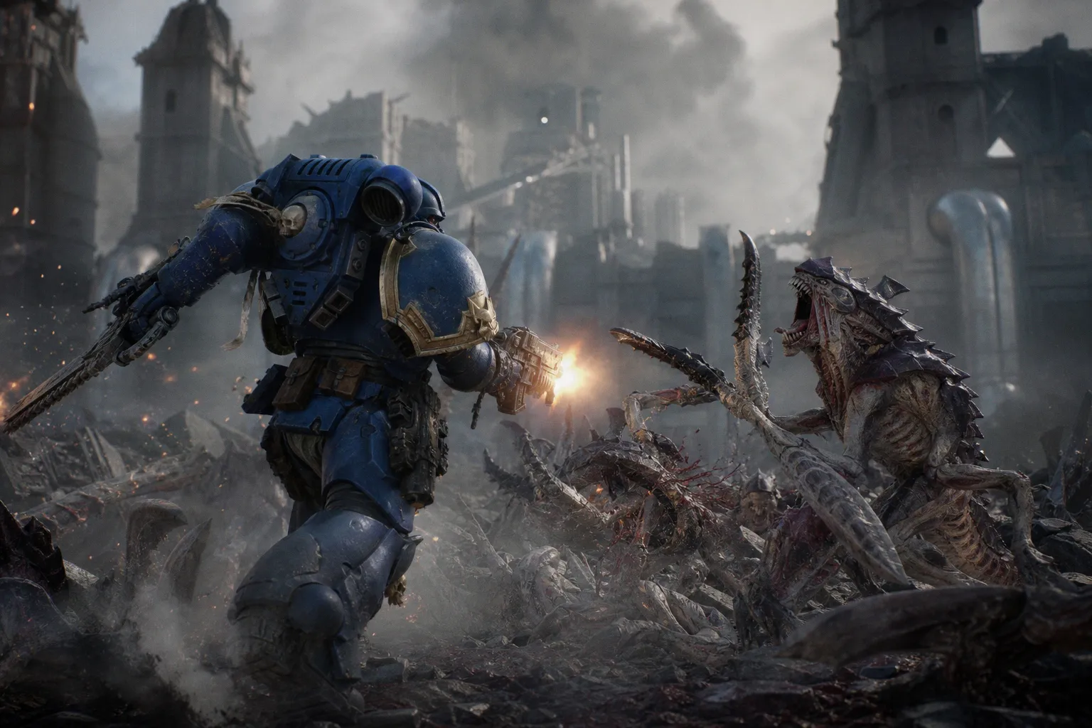 Обновление Confrontation для Space Marine 2: новые карты, босс и снаряжение